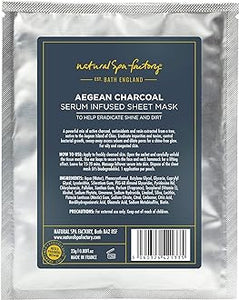 Anti Pollution Aegean Charcoal Serum Infused Sheet Mask