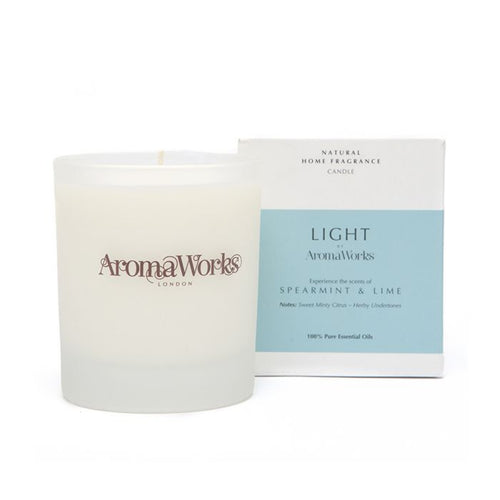 AromaWorks Spearmint & lime candle